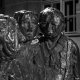DEFOTO Bayreuth Dirk E. Ellmer. Bronze Skulptur vor dem Historischen Museum in Bayreuth.